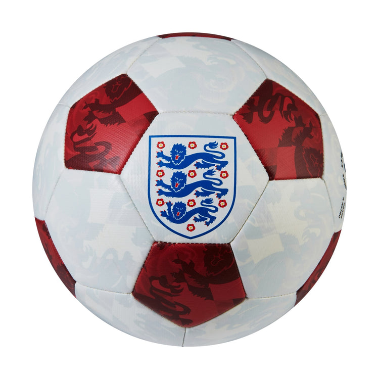 England Mini FB Football White/Red