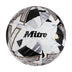 Front view of the Mitre Ultimax Evo White, Silver and Black