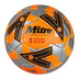 Front view of the Mitre Emirates FA Cup Train Football Orange, Silver and Black
