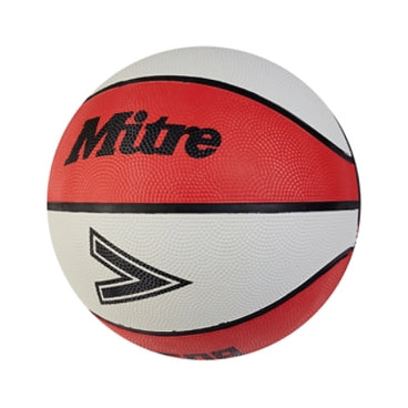 Front ¾ left view Arena Basketball Orange, Black and White