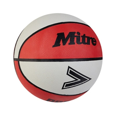 Front ¾ right view Arena Basketball Orange, Black and White